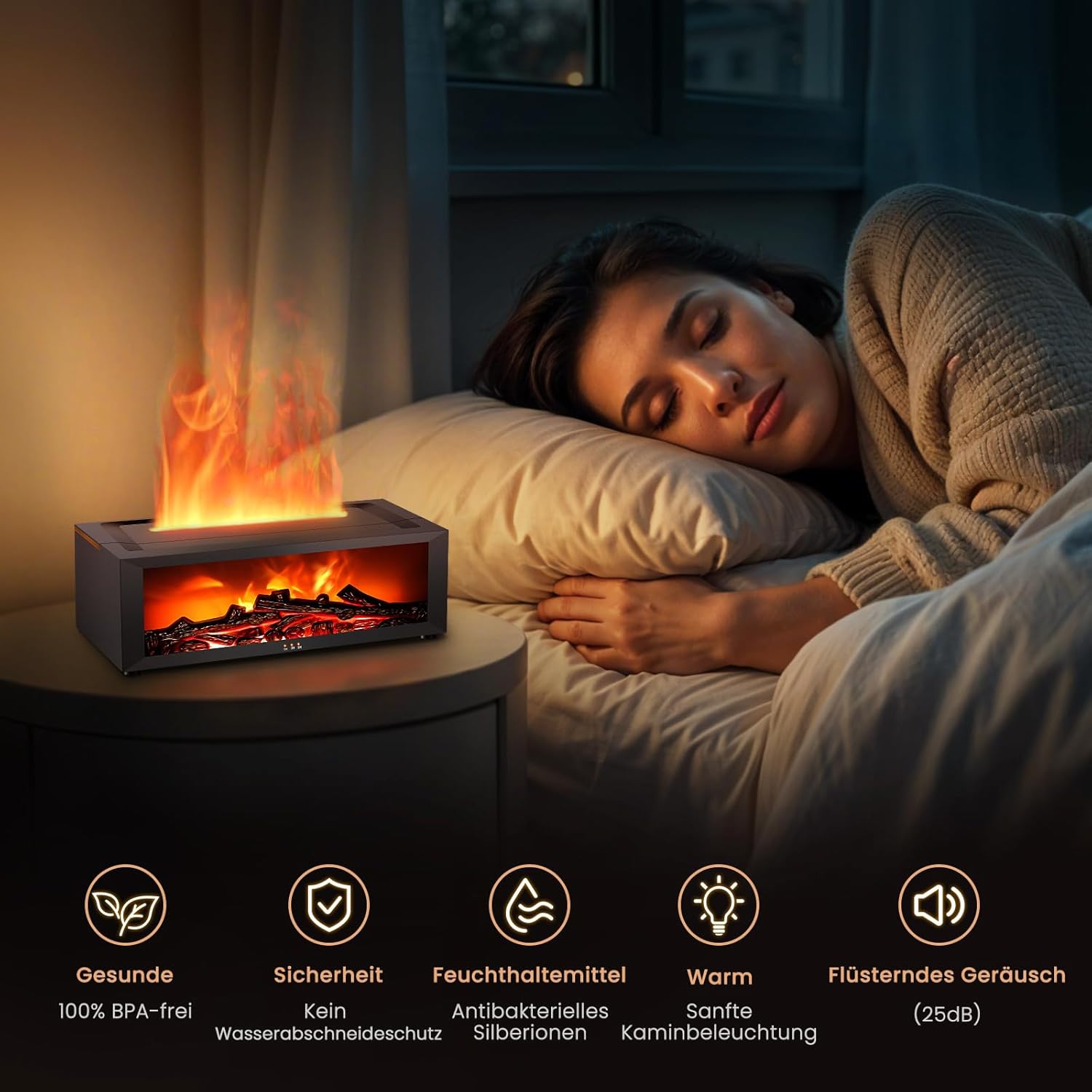 MyLumora™ Premium Flame Diffuser – Dein Kaminfeuer für die Seele